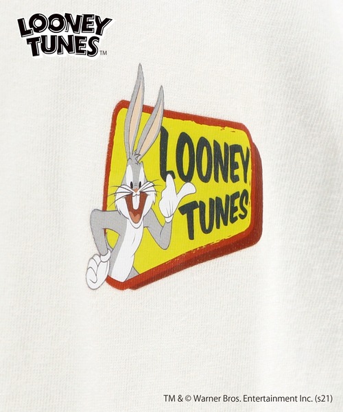 RADCHAP（ラッドチャップ）の「【LOONEY TUNES】スケボーグラフィック長袖Tシャツ（Tシャツ/カットソー・キッズ・チャコールグレー/オフホワイト・130cm/120cm/140cm/110cm/100cm）」の13枚目の写真
