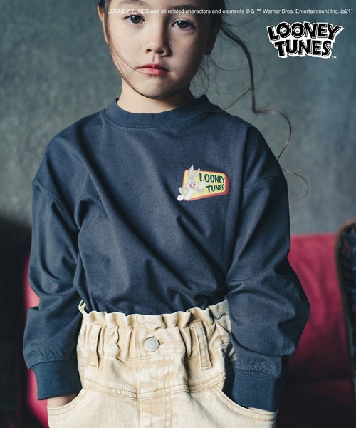 RADCHAP（ラッドチャップ）の「【LOONEY TUNES】スケボーグラフィック長袖Tシャツ（Tシャツ/カットソー・キッズ・チャコールグレー/オフホワイト・130cm/120cm/140cm/110cm/100cm）」の10枚目の写真