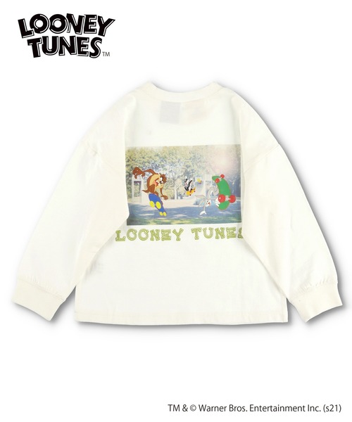 RADCHAP（ラッドチャップ）の「【LOONEY TUNES】スケボーグラフィック長袖Tシャツ（Tシャツ/カットソー・キッズ・チャコールグレー/オフホワイト・130cm/120cm/140cm/110cm/100cm）」の18枚目の写真