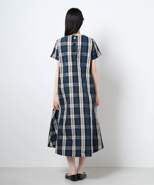 coca（coca）（コカ）の「フレアチェックワンピース（ワンピース・レディース・ブルー系その他・ONE SIZE）」の13枚目の写真
