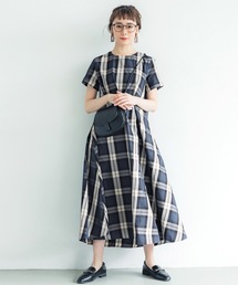 coca（coca） | フレアチェックワンピース(ワンピース)