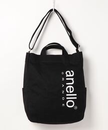 anello | 【anello】【2WAY】ビッグ ロゴ コットン キャンバス トートバッグ/ショルダーバッグ(GI-H2422)(EL)(トートバッグ)