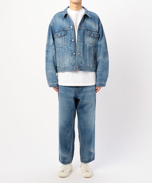 unfil アンフィル デニム ジャケット ジージャン ルーズシルエット XL unfil アンフィル デニム ジャケット ジージャン ルーズ