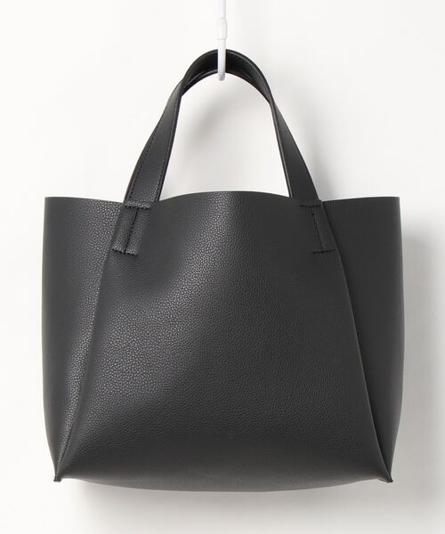 Lugnoncure（ルノンキュール）の「ポーチ付きトートバッグ（トートバッグ・レディース・オフホワイト/ブラック/ブルー/シルバー・ﾌﾘ-）」の6枚目の写真