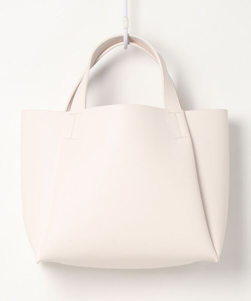 Lugnoncure（ルノンキュール）の「ポーチ付きトートバッグ（トートバッグ・レディース・オフホワイト/ブラック/ブルー/シルバー・ﾌﾘ-）」の7枚目の写真