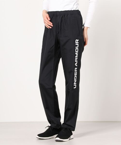 UNDER ARMOUR（アンダーアーマー）の「アンダーアーマー UA Text Logo Woven Pant（その他パンツ・レディース・ブラック/ネイビー/グレー・S/M/L/XL）」の2枚目の写真