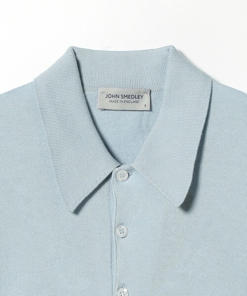 JOHN SMEDLEY ISIS 30G コットンニット ポロシャツ M ueno-yayoi_john-smedley-isis-polo
