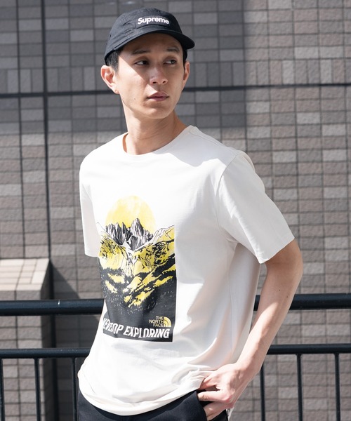 THE NORTH FACE(ザノースフェイス)の「THE NORTH FACE ナチュラルワンダーズTシャツ(Tシャツ/カットソー・メンズ・ホワイト・SMALL/MEDIUM/LARGE)」の2枚目の写真