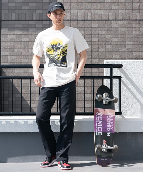 THE NORTH FACE(ザノースフェイス)の「THE NORTH FACE ナチュラルワンダーズTシャツ(Tシャツ/カットソー・メンズ・ホワイト・SMALL/MEDIUM/LARGE)」の4枚目の写真