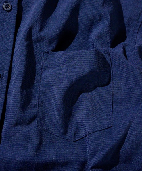 JOHN'S CLOSET(ジョンズクローゼット)の「【i】ポリエステルラミーバンドカラー長袖シャツ(シャツ/ブラウス・メンズ・ホワイト/ブラック/ネイビー/ベージュ/カーキ・MEDIUM/LARGE/X-LARGE)」の14枚目の写真
