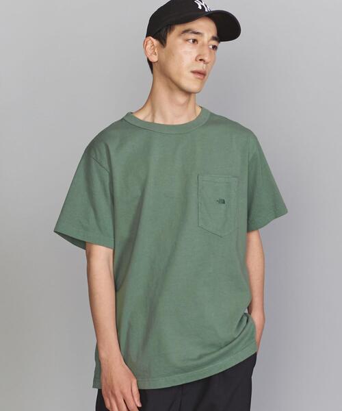 THE NORTH FACE PURPLE LABEL（ザ ノースフェイス パープルレーベル）の「＜THE NORTH FACE PURPLE LABEL （ザ ノースフェイス パープルレーベル）＞ 7OZ H/S POCKET TEE/Tシャツ □□（Tシャツ/カットソー・メンズ・オリーブ/オフホワイト/ブラック・LARGE/X-LARGE/MEDIUM）」の3枚目の写真