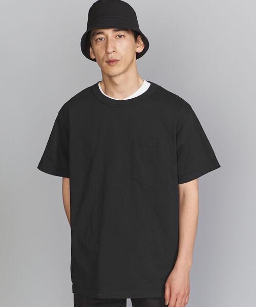 THE NORTH FACE PURPLE LABEL（ザ ノースフェイス パープルレーベル）の「＜THE NORTH FACE PURPLE LABEL （ザ ノースフェイス パープルレーベル）＞ 7OZ H/S POCKET TEE/Tシャツ □□（Tシャツ/カットソー・メンズ・オリーブ/オフホワイト/ブラック・LARGE/X-LARGE/MEDIUM）」の7枚目の写真