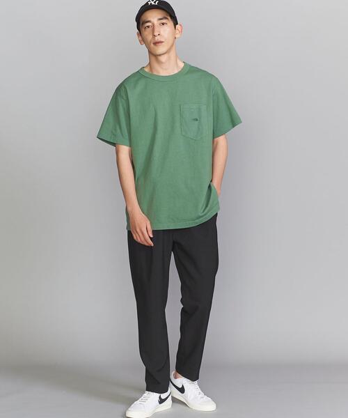 THE NORTH FACE PURPLE LABEL（ザ ノースフェイス パープルレーベル）の「＜THE NORTH FACE PURPLE LABEL （ザ ノースフェイス パープルレーベル）＞ 7OZ H/S POCKET TEE/Tシャツ □□（Tシャツ/カットソー・メンズ・オリーブ/オフホワイト/ブラック・LARGE/X-LARGE/MEDIUM）」の19枚目の写真