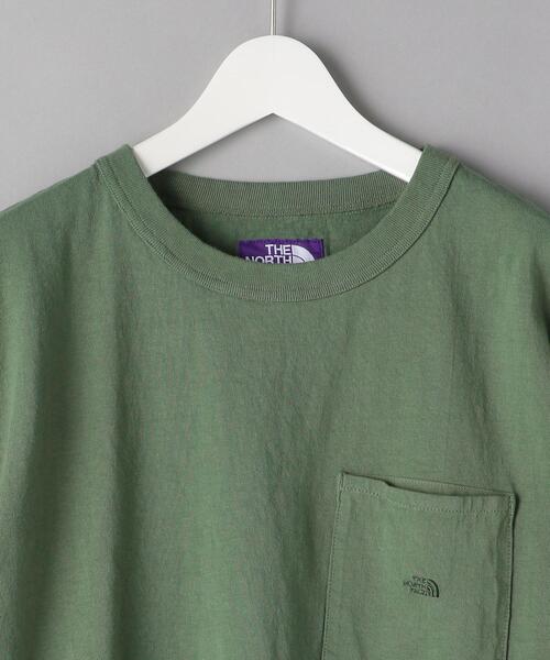 THE NORTH FACE PURPLE LABEL（ザ ノースフェイス パープルレーベル）の「＜THE NORTH FACE PURPLE LABEL （ザ ノースフェイス パープルレーベル）＞ 7OZ H/S POCKET TEE/Tシャツ □□（Tシャツ/カットソー・メンズ・オリーブ/オフホワイト/ブラック・LARGE/X-LARGE/MEDIUM）」の10枚目の写真
