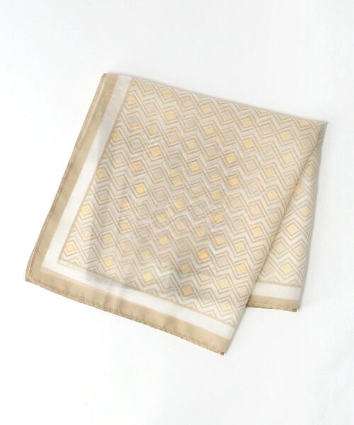 closet story（クローゼットストーリー）の「＜closet story＞ キカプリント シフォン スカーフ（バンダナ/スカーフ・レディース・ベージュ/ライラック/ライム・FREE）」の2枚目の写真