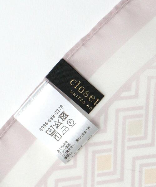 closet story（クローゼットストーリー）の「＜closet story＞ キカプリント シフォン スカーフ（バンダナ/スカーフ・レディース・ベージュ/ライラック/ライム・FREE）」の7枚目の写真