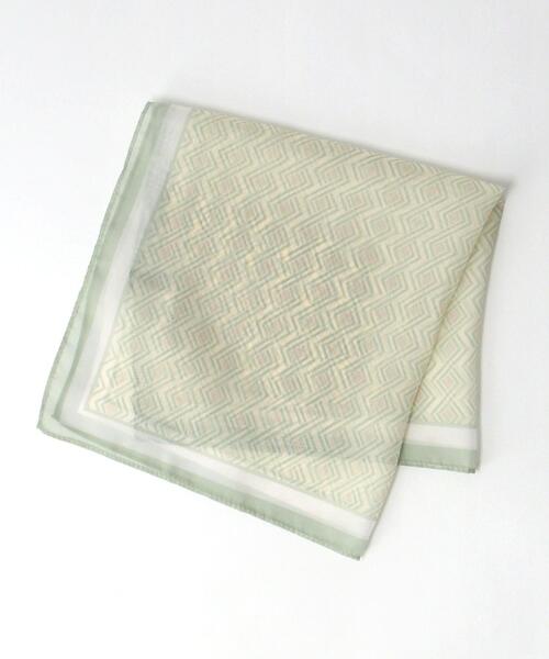 closet story（クローゼットストーリー）の「＜closet story＞ キカプリント シフォン スカーフ（バンダナ/スカーフ・レディース・ベージュ/ライラック/ライム・FREE）」の6枚目の写真