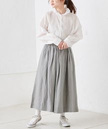 PUAL CE CIN | 麻レーヨンツイルスカート(スカート)