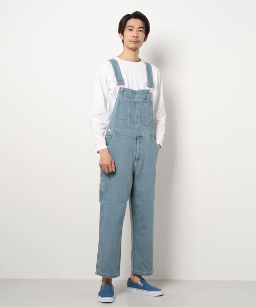 Burner（バーナー）の「【BURNER SELECT】ダックオーバーオール(ユニバーサルタイプ)（サロペット/オーバーオール・メンズ・ブラック/オリーブ/ブルー系その他/キャメル/ワンウォッシュ/オフホワイト・M/L/XL）」の4枚目の写真