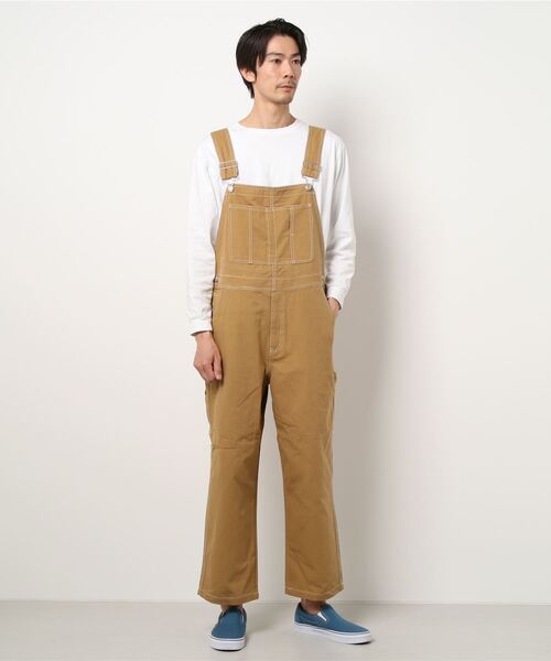 Burner（バーナー）の「【BURNER SELECT】ダックオーバーオール(ユニバーサルタイプ)（サロペット/オーバーオール・メンズ・ブラック/オリーブ/ブルー系その他/キャメル/ワンウォッシュ/オフホワイト・M/L/XL）」の6枚目の写真