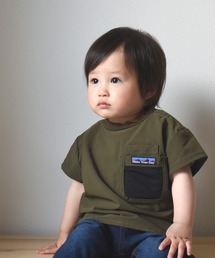 MAKE YOUR DAY | メッシュポケットアウトドアTシャツ■80～140cm(Tシャツ/カットソー)