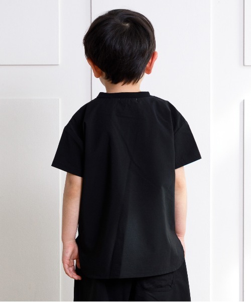 MAKE YOUR DAY（メイクユアデイ）の「メッシュポケットアウトドアTシャツ■80～140cm（Tシャツ/カットソー・キッズ・ブラック/ブラウン/カーキ・90/100/110/120/80/130/140）」の11枚目の写真