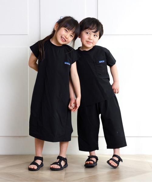 MAKE YOUR DAY（メイクユアデイ）の「メッシュポケットアウトドアTシャツ■80～140cm（Tシャツ/カットソー・キッズ・ブラック/ブラウン/カーキ・90/100/110/120/80/130/140）」の15枚目の写真