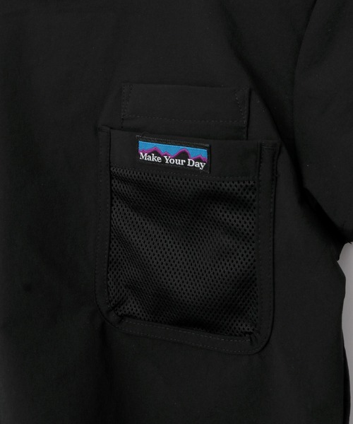 MAKE YOUR DAY（メイクユアデイ）の「メッシュポケットアウトドアTシャツ■80～140cm（Tシャツ/カットソー・キッズ・ブラック/ブラウン/カーキ・90/100/110/120/80/130/140）」の14枚目の写真