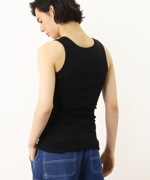 Healthknit(ヘルスニット)の「【 Healthknit / ヘルスニット 】 # リブ タンクトップ インナー USコットン SHP 53001(タンクトップ・メンズ・オフホワイト/グレー/ブラック・M/L)」の17枚目の写真