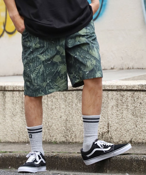 FIRST DOWN（ファーストダウン）の「First Down/ファーストダウン COZY SHORTS ショートパンツ/ハーフパンツ（カーゴパンツ・メンズ・ブラック/パープル/グレー/カモフラージュ/レインボー・M/L/XL）」の4枚目の写真