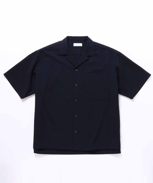ADAM ET ROPE'(アダムエロペ)の「ドライストレッチ オーバーサイズ サッカーオープンカラーシャツ(シャツ/ブラウス・メンズ・チャコールグレー/グレー/ネイビー・L/M)」の19枚目の写真