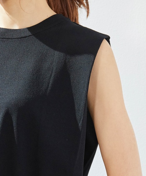 ROPE' PICNIC(ロペピクニック)の「【洗濯機OK】サイドタックニットプルオーバー(ニット/セーター・レディース・ブラック/オリーブ/ライトグレー/ピンク・38)」の9枚目の写真