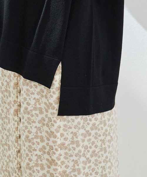 ROPE' PICNIC(ロペピクニック)の「【洗濯機OK】サイドタックニットプルオーバー(ニット/セーター・レディース・ブラック/オリーブ/ライトグレー/ピンク・38)」の15枚目の写真