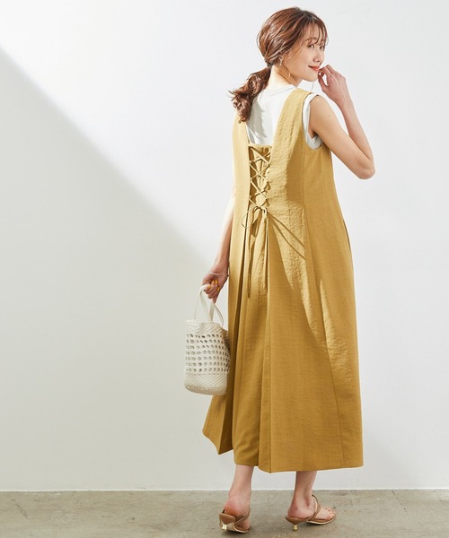 ROPE' PICNIC(ロペピクニック)の「【洗濯機OK】サイドタックニットプルオーバー(ニット/セーター・レディース・ブラック/オリーブ/ライトグレー/ピンク・38)」の10枚目の写真