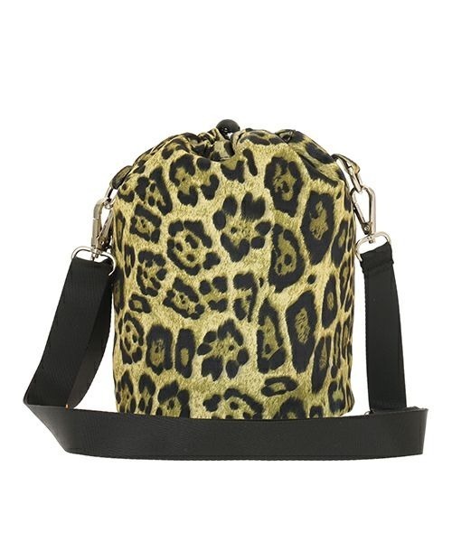 Candy Stripper（キャンディストリッパー）の「SUPERB CANDY DRAWSTRING バッグ（ショルダーバッグ・レディース・ブラック/レオパード・FREE）」の6枚目の写真