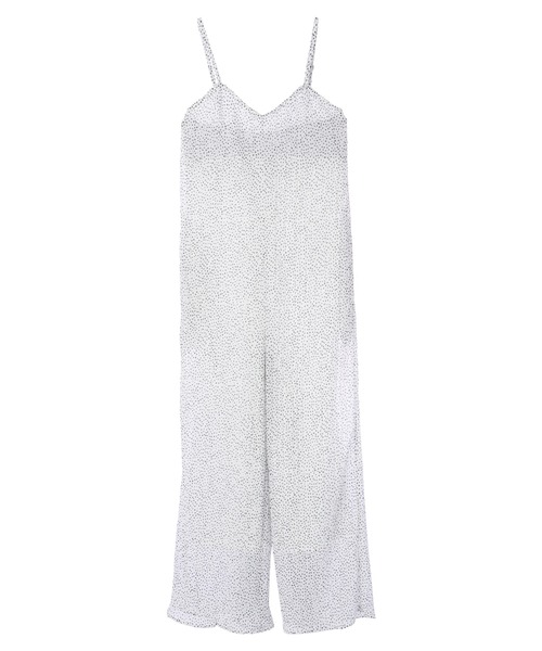 DURAS（デュラス）の「ドット柄オールインワン（つなぎ/オールインワン・レディース・ブラック/ホワイト・FREE）」の7枚目の写真