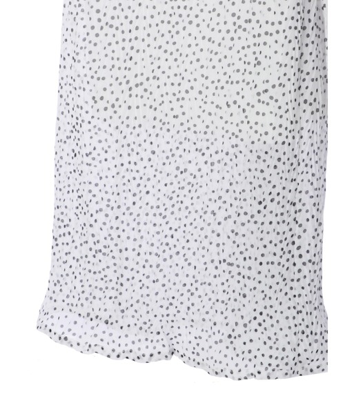 DURAS（デュラス）の「ドット柄オールインワン（つなぎ/オールインワン・レディース・ブラック/ホワイト・FREE）」の4枚目の写真