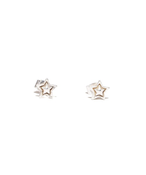PHILIPPE AUDIBERT(フィリップ オーディベール)の「PHILIPPE AUDIBERT/フィリップオーディベール April earring ピアス(ピアス(両耳用)・メンズ・シルバー/ゴールド・ONE SIZE)」の4枚目の写真