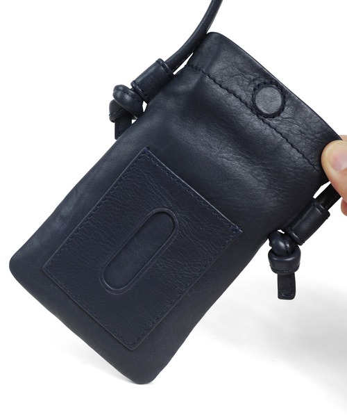 SEEKER（シーカー）の「【FIT】WATERPROOFレザー ネックポーチ SKB-021FT6（ショルダーバッグ・メンズ・ブラック/ネイビー/グレイッシュベージュ・FREE）」の12枚目の写真