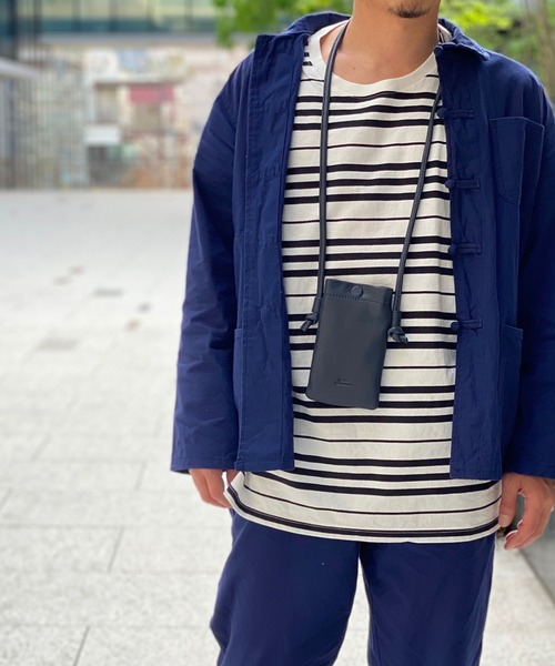 SEEKER（シーカー）の「【FIT】WATERPROOFレザー ネックポーチ SKB-021FT6（ショルダーバッグ・メンズ・ブラック/ネイビー/グレイッシュベージュ・FREE）」の6枚目の写真