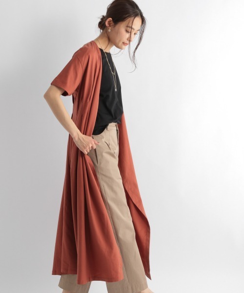 Andemiu（アンデミュウ）の「カシュクールフウワンピース951705（ワンピース・レディース・ライトブルー/ブラウン/サンドグレー・FREE）」の2枚目の写真