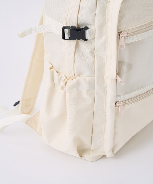 one after another NICE CLAUP（ワンアフターアナザーナイスクラップ）の「PVCリュック（バックパック/リュック・レディース・ブラック/ベージュ/アイボリー・ONE SIZE）」の19枚目の写真