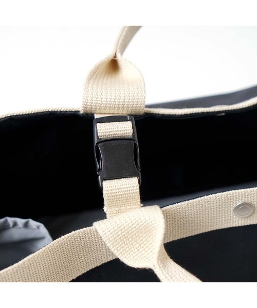 10mois(ディモワ)の「10mois PATTO SATTO TOTE N-line(マザーズバッグ・レディース・ブラック・ONE SIZE)」の2枚目の写真