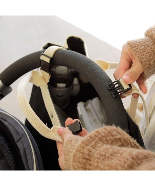 10mois(ディモワ)の「10mois PATTO SATTO TOTE N-line(マザーズバッグ・レディース・ブラック・ONE SIZE)」の13枚目の写真