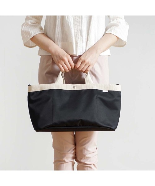 10mois(ディモワ)の「10mois PATTO SATTO TOTE N-line(マザーズバッグ・レディース・ブラック・ONE SIZE)」の14枚目の写真