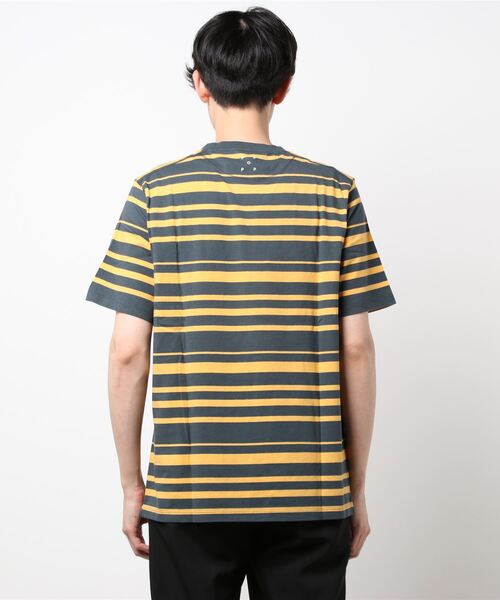 POP TRADING COMPANY（ポップトレーディングカンパニー）の「【POP TRADING COMPANY】 striped pocket t-shirt（Tシャツ/カットソー・メンズ・チャコールグレー・M/L）」の3枚目の写真