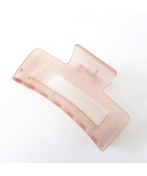 MODE ROBE（モードローブ）の「マットヘアクリップ（バレッタ/ヘアクリップ・レディース・ライトベージュ/ピンク/アイボリー・FREE）」の12枚目の写真