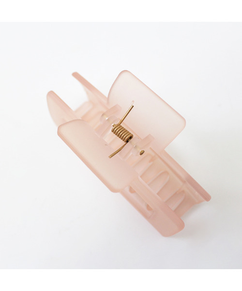 MODE ROBE（モードローブ）の「マットヘアクリップ（バレッタ/ヘアクリップ・レディース・ライトベージュ/ピンク/アイボリー・FREE）」の15枚目の写真