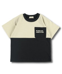 BRANSHES | 【プチプラ】吸水速乾 2トーンカラーポケット半袖Tシャツ(Tシャツ/カットソー)