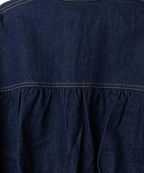 Heather（ヘザー）の「バンドカラーユルブルゾン　216942（ブルゾン・レディース・チャコールグレー/インディゴブルー・FREE）」の10枚目の写真